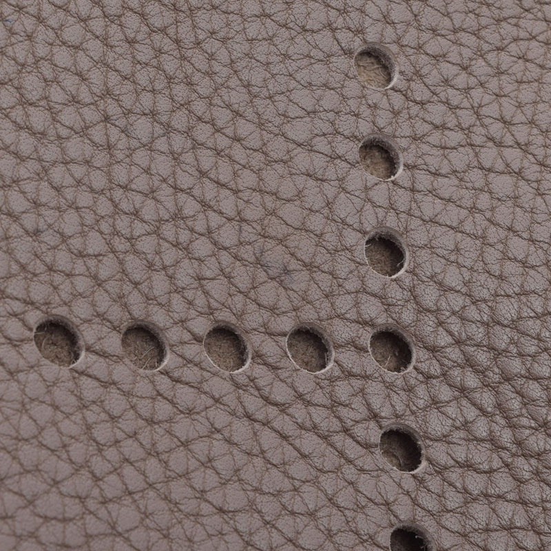 HERMES エルメス エヴリン3 GM エトゥープ シルバー金具 X刻印(2016年頃) ユニセックス トリヨンクレマンス ショルダーバッグ ABランク 中古 銀蔵