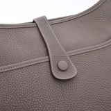 HERMES エルメス エヴリン3 GM エトゥープ シルバー金具 X刻印(2016年頃) ユニセックス トリヨンクレマンス ショルダーバッグ ABランク 中古 銀蔵