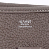 HERMES エルメス エヴリン3 GM エトゥープ シルバー金具 X刻印(2016年頃) ユニセックス トリヨンクレマンス ショルダーバッグ ABランク 中古 銀蔵