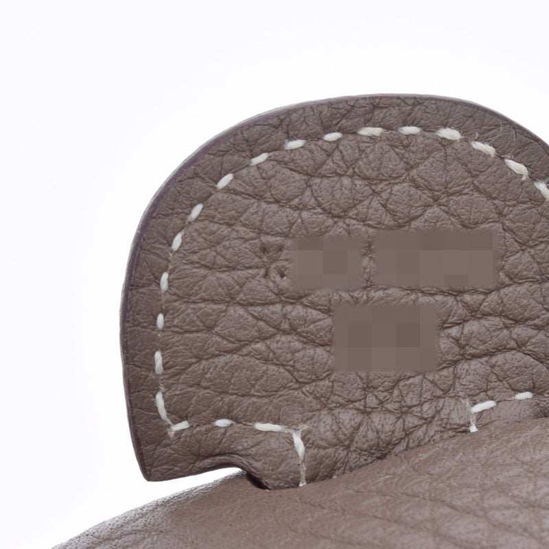 HERMES エルメス エヴリン3 GM エトゥープ シルバー金具 X刻印(2016年頃) ユニセックス トリヨンクレマンス ショルダーバッグ ABランク 中古 銀蔵