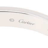 CARTIER カルティエ ラブブレスレット ハーフダイヤ #15 新型 レディース K18ホワイトゴールド ブレスレット Aランク 中古 銀蔵