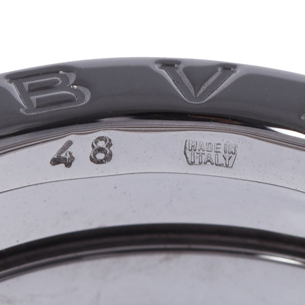 BVLGARI ブルガリ B-ZERO1 Sサイズ #48 7.5号 レディース K18ホワイトゴールド リング・指輪 Aランク 中古 銀蔵