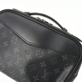 LOUIS VUITTON ルイヴィトン モノグラム エクリプス バムバック 黒/グレー  M42906 メンズ モノグラムエクリプスキャンバス ボディバッグ ABランク 中古 銀蔵