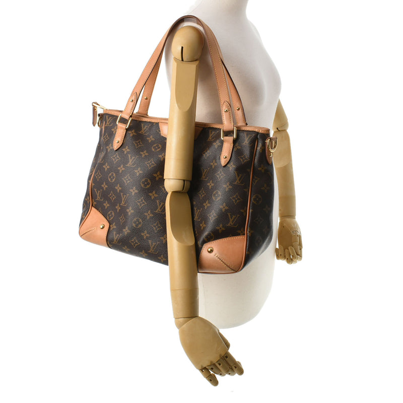 LOUIS VUITTON ルイヴィトン モノグラム エストレーラMM ブラウン M41232 レディース モノグラムキャンバス 2WAYバッグ Bランク 中古 銀蔵