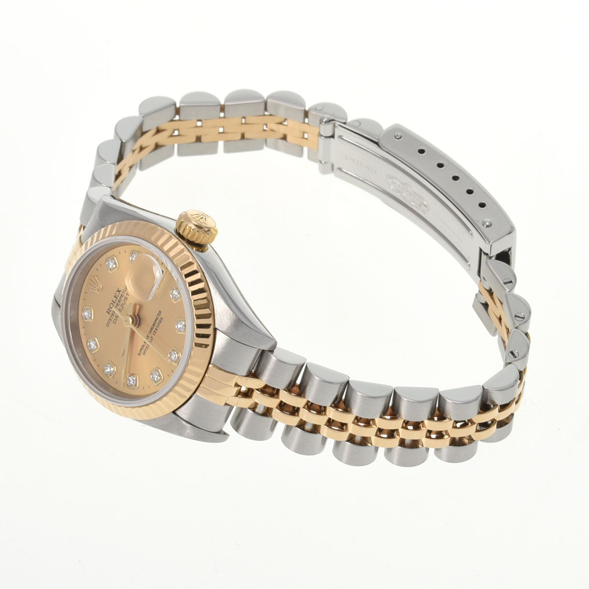 ロレックスデイトジャスト 10Pダイヤ レディース 腕時計 69173G ROLEX