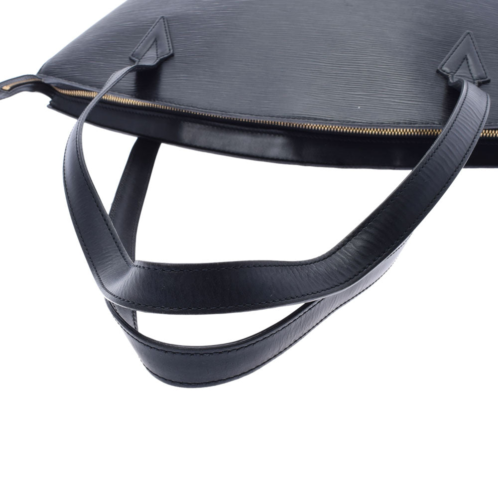 【美品】ルイヴィトン　エピ　サンジャック　M52262　ハンドバッグ　ノワール ルイヴィトンサンジャック ショッピング 14127 ノワール(黒