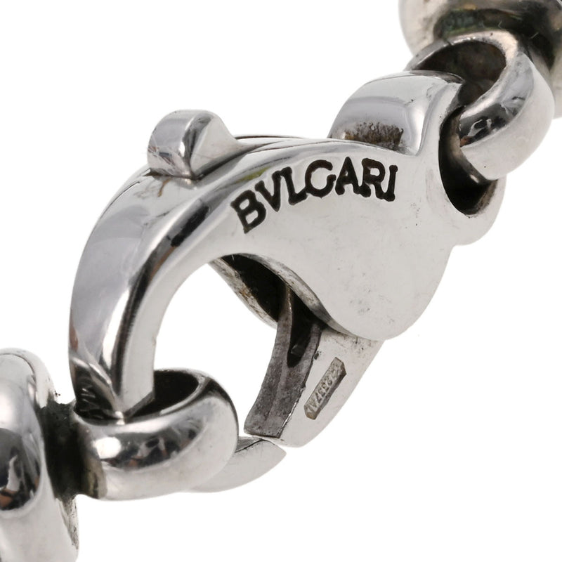 BVLGARI ブルガリ トンド サン レディース レザー SS/K18YG チョーカー Aランク 中古 銀蔵