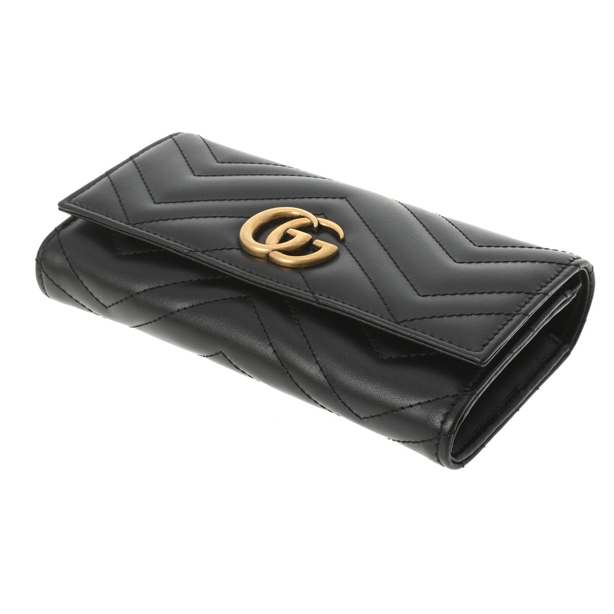 グッチ GGマーモント コンチネンタルウォレット ブラック 443436 グッチ GUCCI 長財布 【GGマーモント：GG MARMONT 2.0】 443436 DTD1T