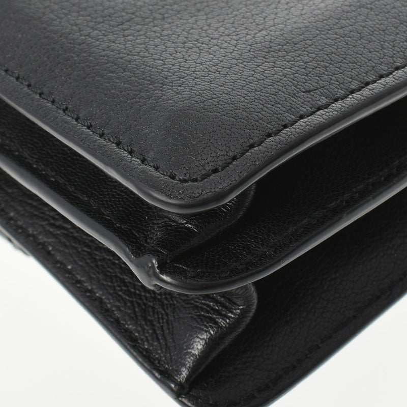 Chloe クロエ アビー スモールデイ チェーン 黒 CHC19WS206B72001 レディース レザー ショルダーバッグ Bランク 中古 銀蔵