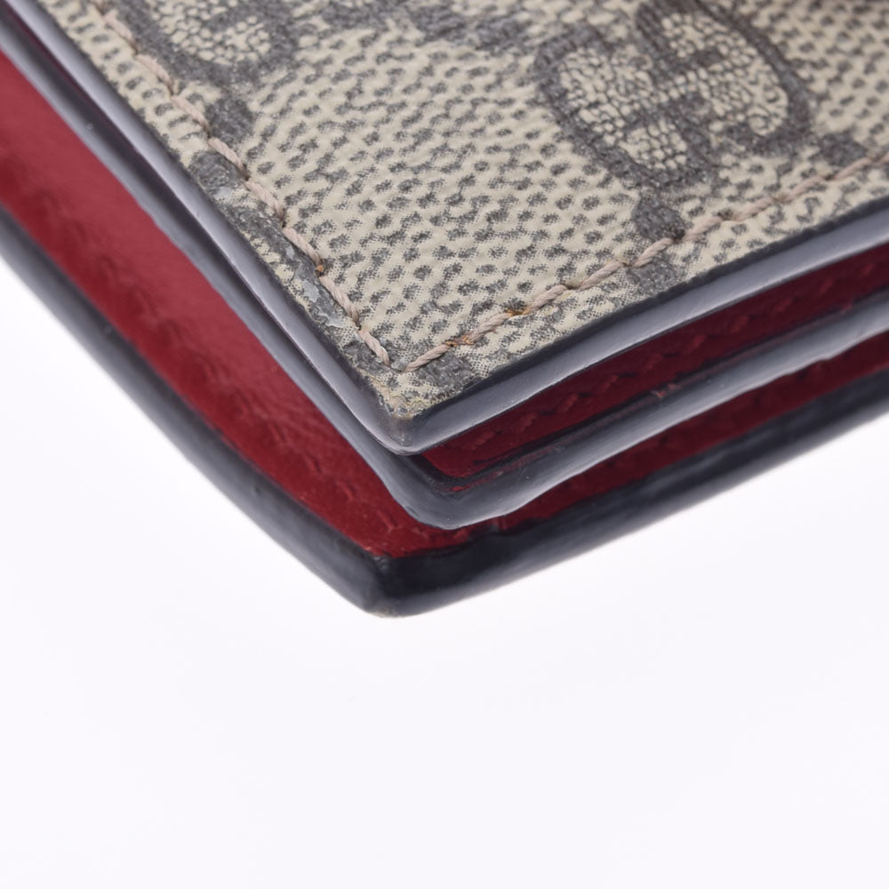 グッチチェリー 茶/赤 ゴールド金具 レディース GGスプリーム  