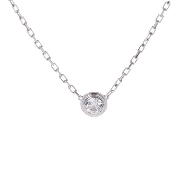 ネックレス ダムール ホワイトゴールド LM カルティエダムールネックレス LM レディース K18ホワイトゴールド