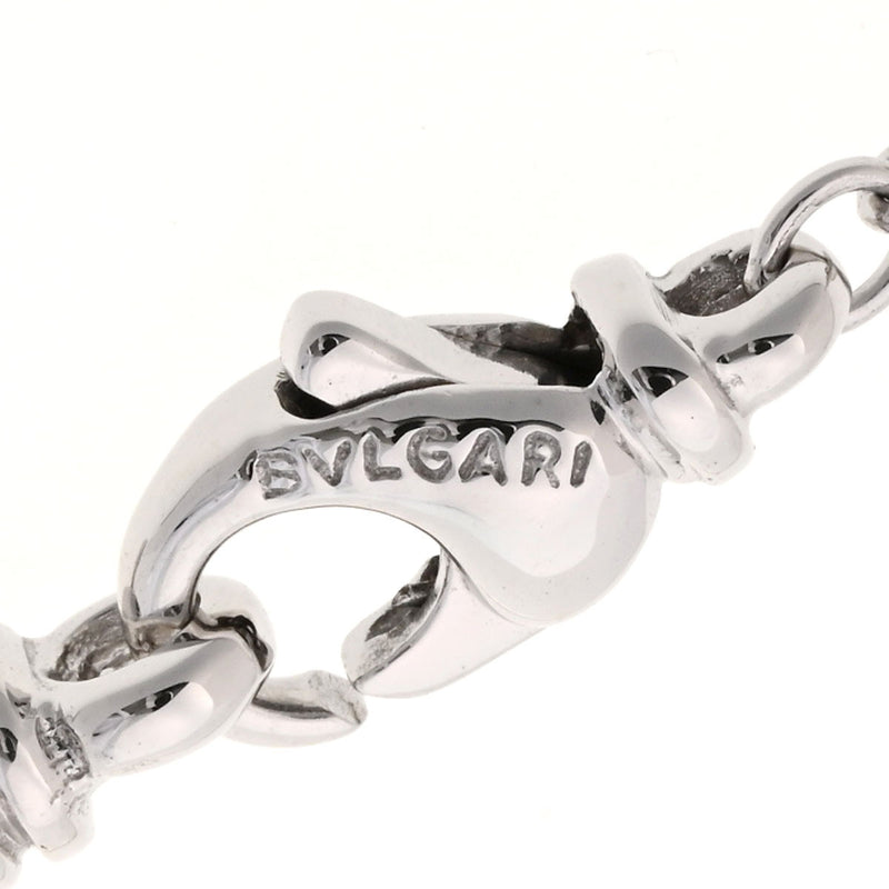 BVLGARI ブルガリ ブルガリブルガリ ダイヤ レディース K18ホワイトゴールド ネックレス Aランク 中古 銀蔵