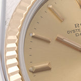 ROLEX ロレックス デイトジャスト 68273 ボーイズ YG/SS 腕時計 自動巻き シャンパン文字盤 Aランク 中古 銀蔵