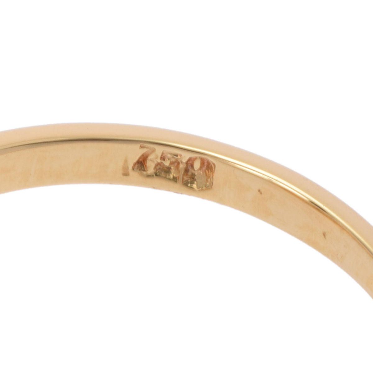 TIFFANY&Co. ティファニー フラワーモチーフ リング 1Pダイヤ #48 8号 レディース K18イエローゴールド リング・指輪 Aランク 中古 