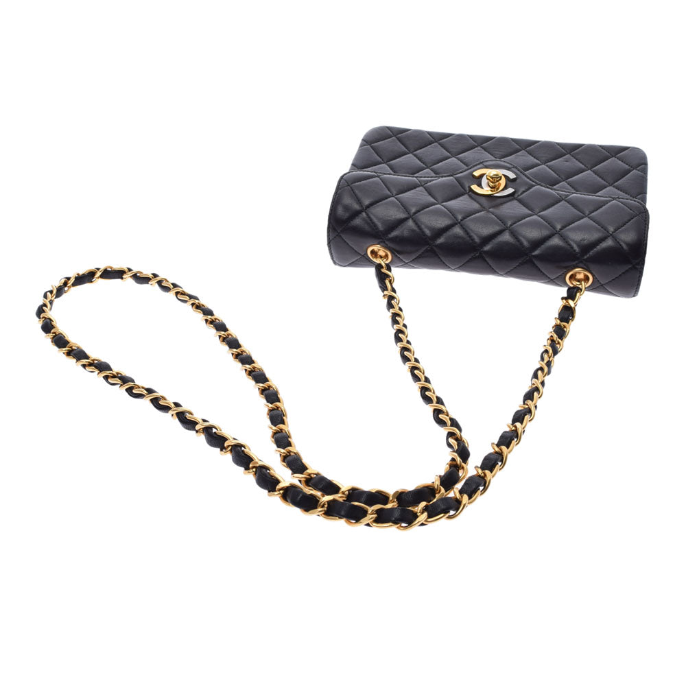 CHANEL 希少マトラッセ アイボリー ブラック ショルダーバッグ中古 