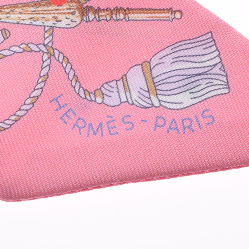 HERMES エルメス ツイリー LES CLES A POIS ピンク系 063871S レディース シルク100％ スカーフ 新品 銀蔵