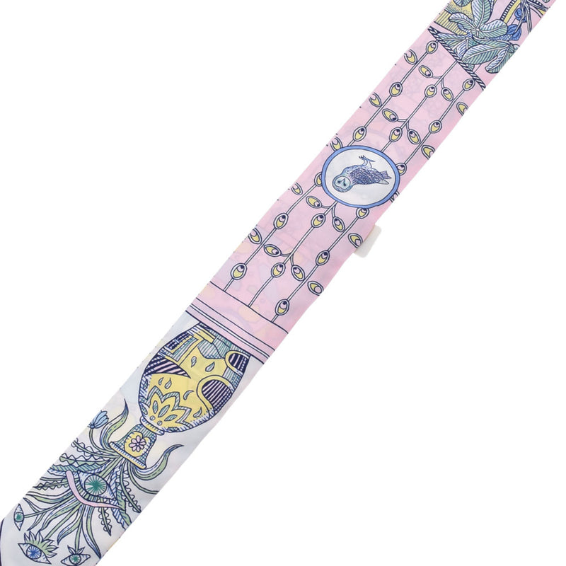 HERMES エルメス ツイリー LA DANSE DES AMAZONES ピンク系 063593S レディース シルク100％ スカーフ 新品 銀蔵