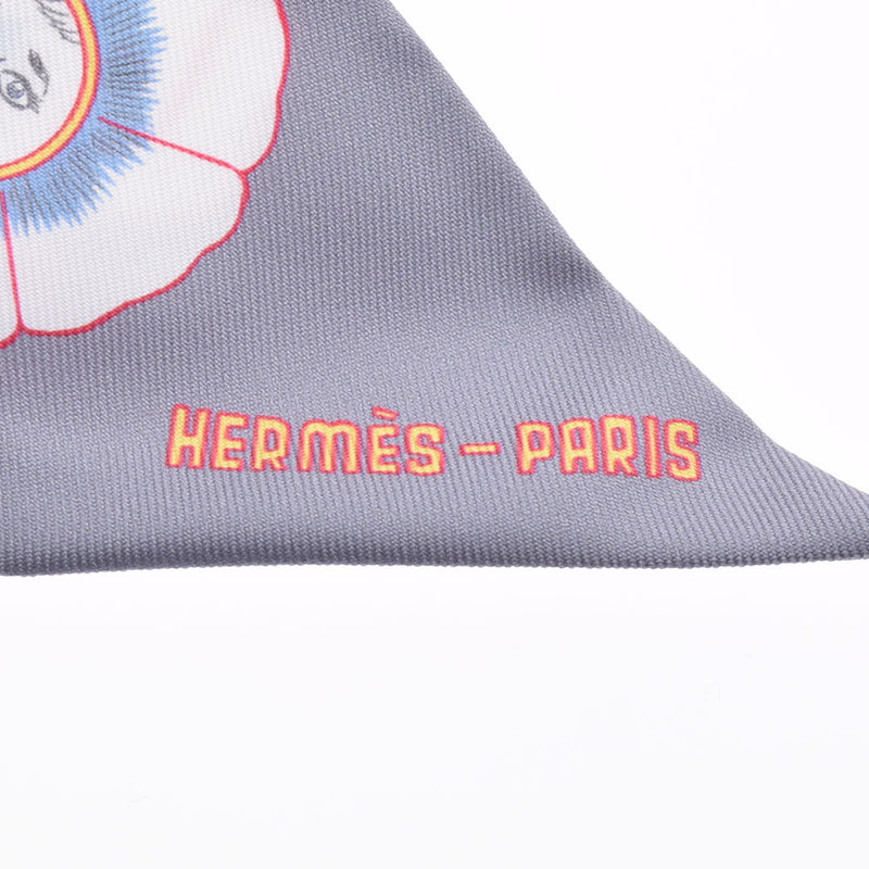 バンダナ/スカーフ新品　HERMES エルメス ツイリー　DRESS CODE グレー