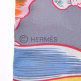 HERMES エルメス ツイリー HERMES DRESS CODE グレー系 レディース シルク100％ スカーフ 新品 銀蔵