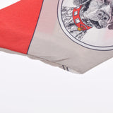 HERMES エルメス ツイリー COLLIERS ET CHIENS レッド レディース シルク100％ スカーフ Aランク 中古 銀蔵