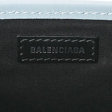 BALENCIAGA バレンシアガ ネイビーカバス XS ブルー シルバー金具 390346 レディース キャンバス レザー ハンドバッグ 未使用 銀蔵