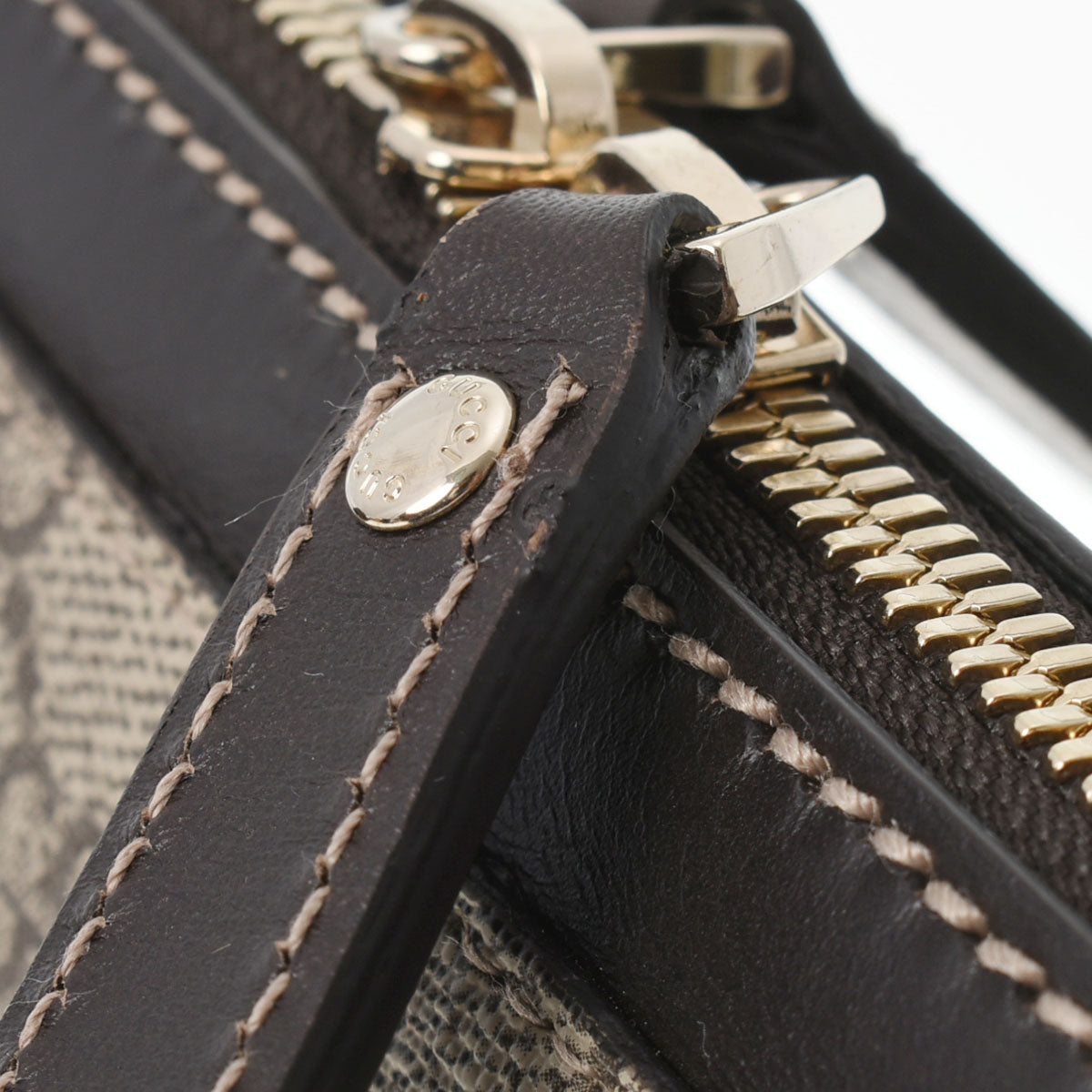 グッチビジネスバッグ ベージュ メンズ GGスプリームキャンバス