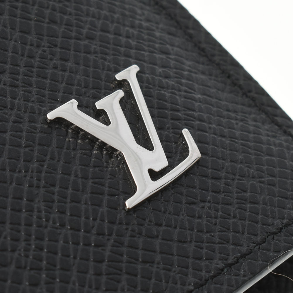 ルイヴィトンポルトフォイユ ブラザ 14136 ブラック メンズ レザー 長