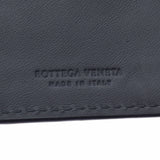 BOTTEGAVENETA ボッテガヴェネタ イントレチャート  黒 メンズ レザー 二つ折り財布 Aランク 中古 銀蔵