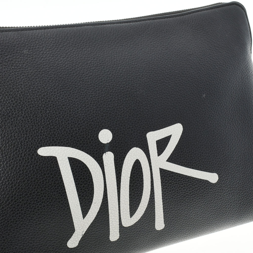 新品未使用 クリスチャンディオール クラッチバッグ レザー ロゴ