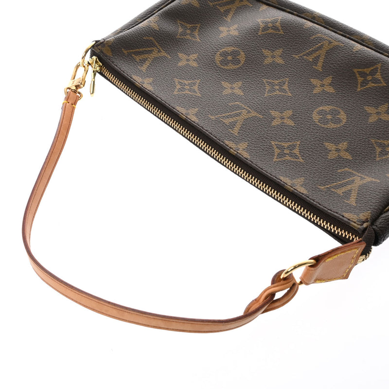 LOUIS VUITTON ルイヴィトン モノグラム ポシェット アクセソワール 旧型 ブラウン M51980 レディース モノグラムキャンバス アクセサリーポーチ Bランク 中古 銀蔵