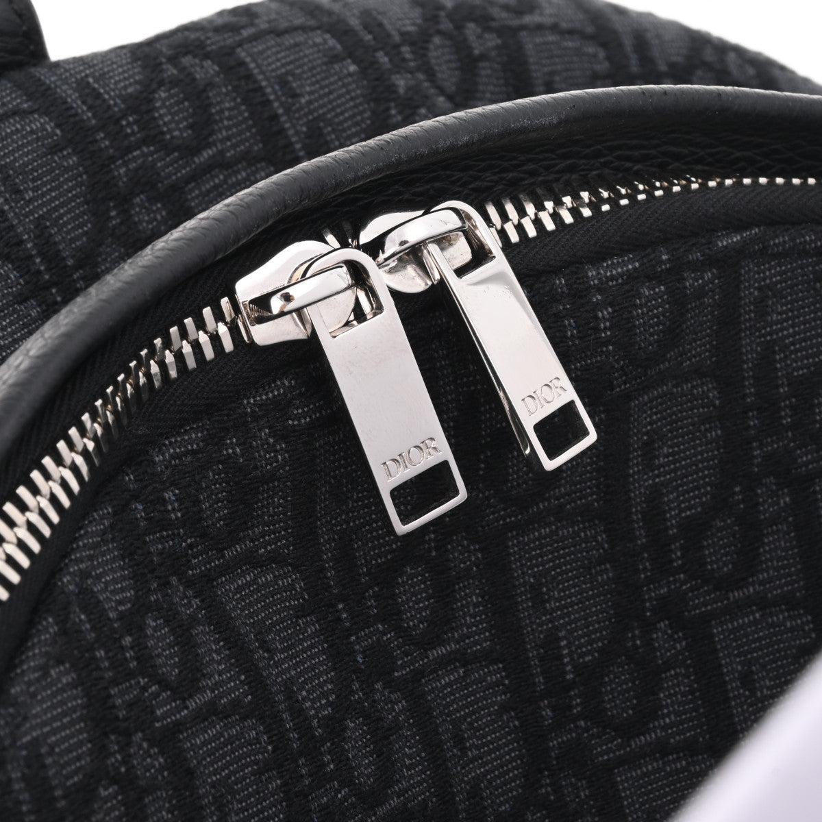 ディオール・オムオブリーク バックパック ブラック シルバー金具