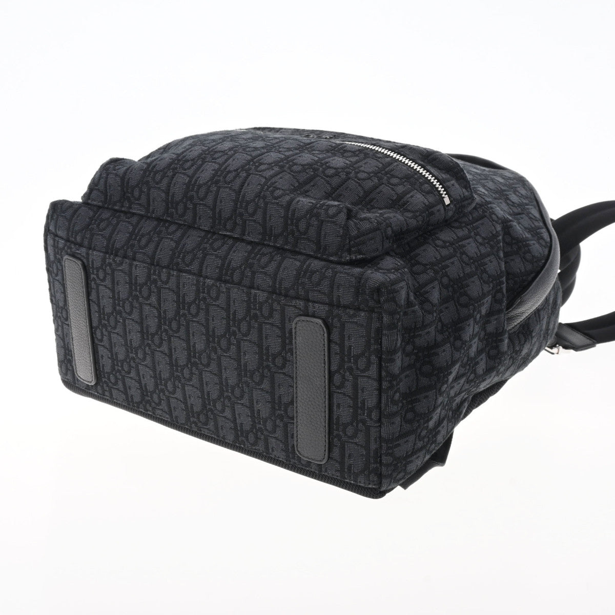 ディオール・オムオブリーク バックパック ブラック シルバー金具