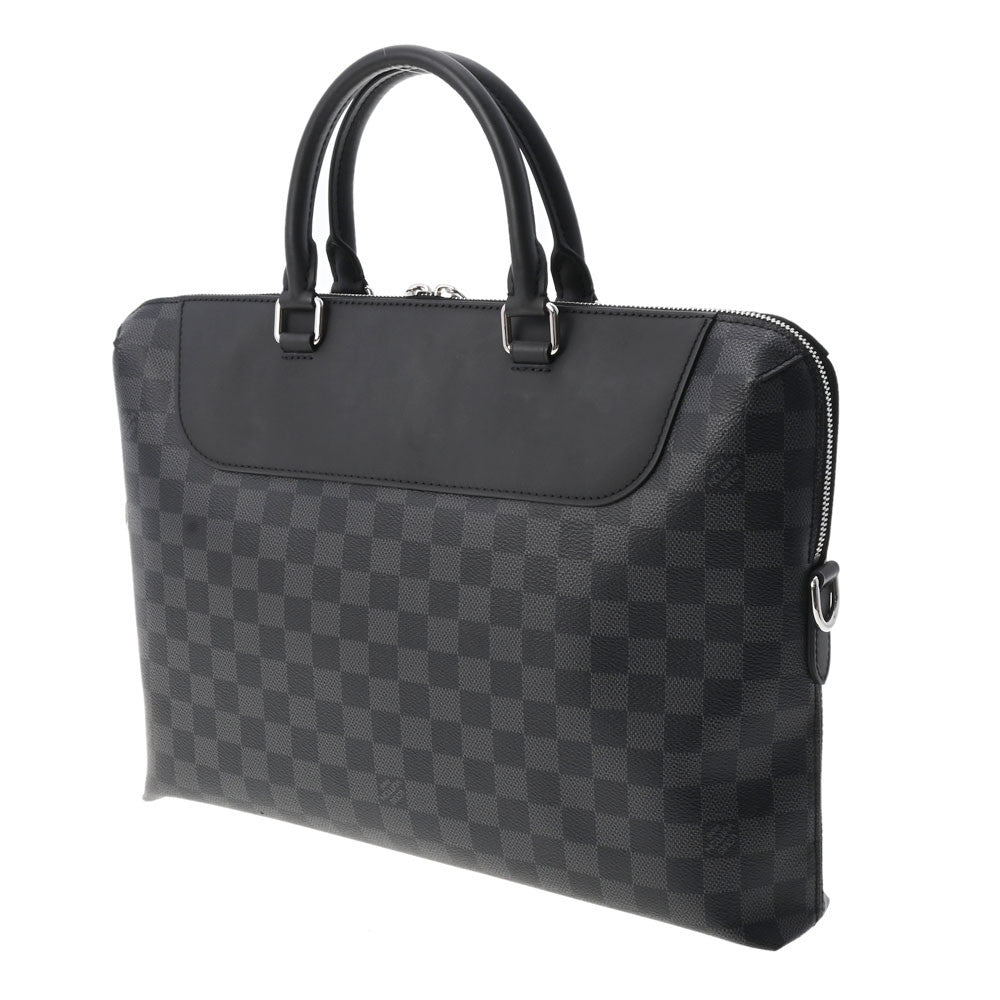 ルイヴィトングラフィット PDJ NM 14137 黒/グレー メンズ ダミエグラフィットキャンバス ビジネスバッグ N48260 LOUIS  VUITTON 中古 – 銀蔵オンライン