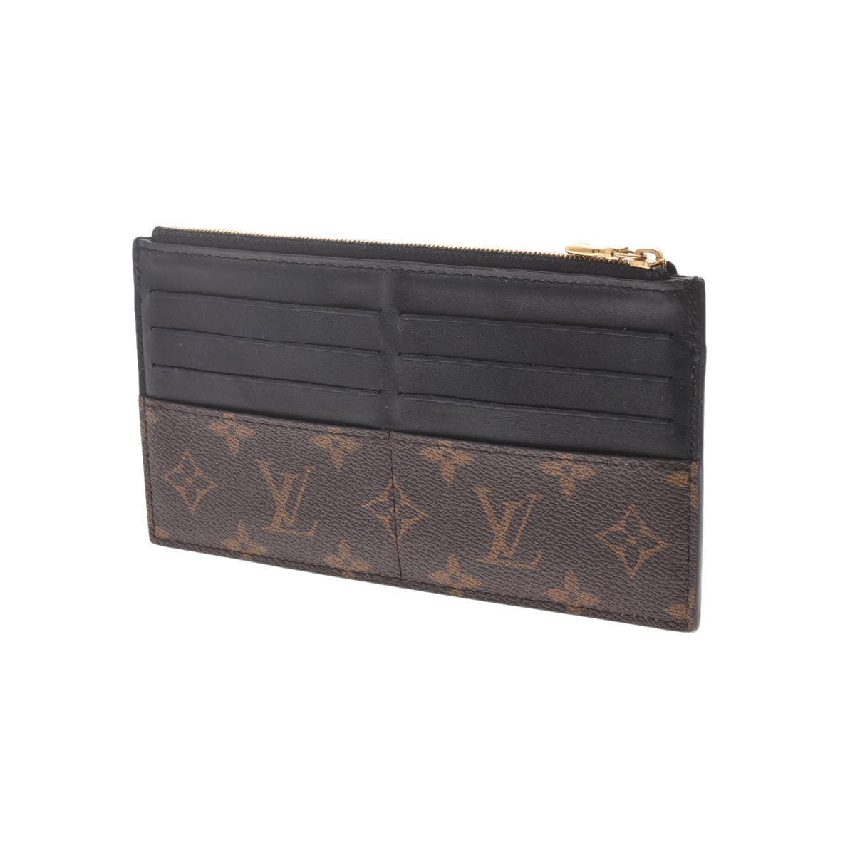 【最高峰美品】ルイヴィトン モノグラム スリムパース M80348 IC搭載 ルイヴィトンモノグラムリバース スリム パース 14145 ブラウン