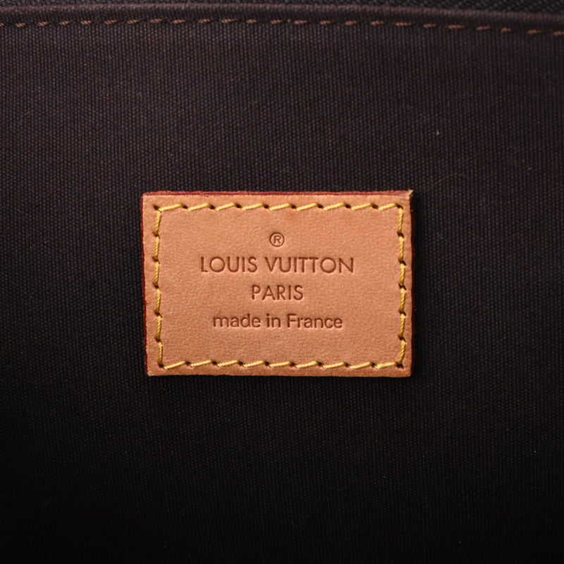 LOUIS VUITTON ルイヴィトン ヴェルニ アルマ GM アマラント M93595 レディース モノグラムヴェルニ ハンドバッグ Bランク 中古 銀蔵