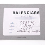 BALENCIAGA バレンシアガ アワーグラス 2WAY ブラック シルバー金具 594636 レディース クロコ型押し ショルダーバッグ Bランク 中古 銀蔵