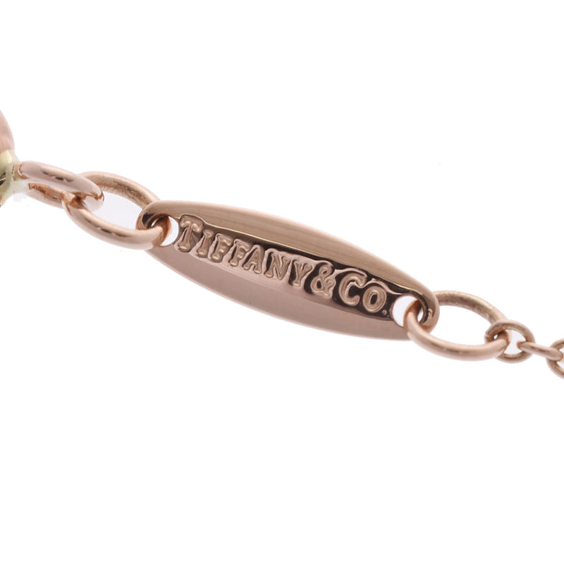 TIFFANY&Co. ティファニー バイザヤード ネックレス ダイヤ レディース K18ピンクゴールド ネックレス Aランク 中古 銀蔵