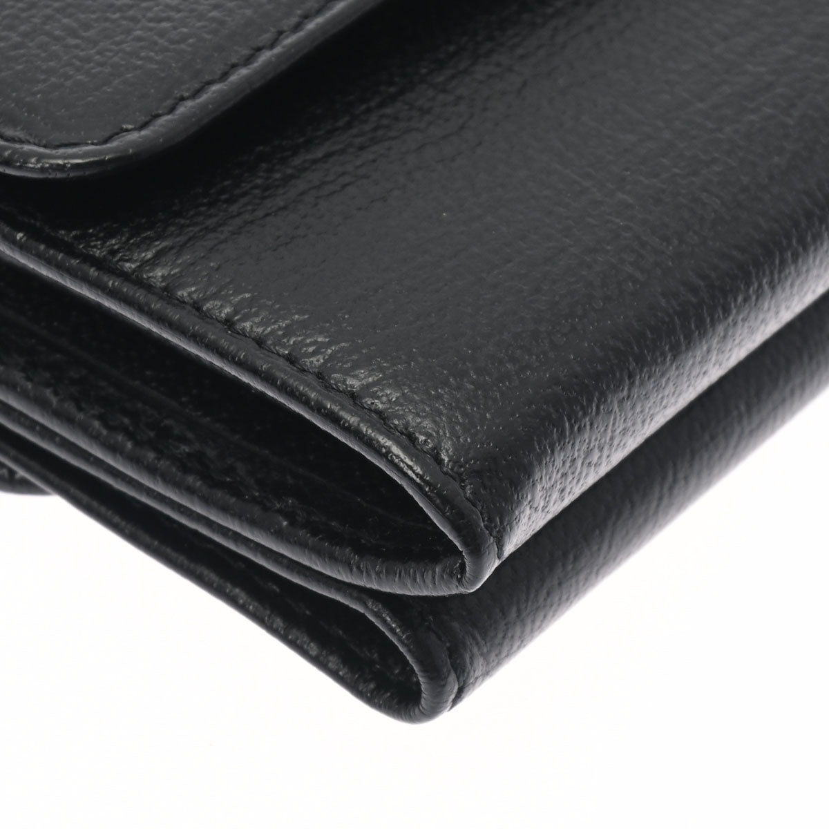 シャネルココマーク ブラック ゴールド金具 レディース レザー 三