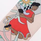 HERMES エルメス ツイリー  Carres Volants 空飛ぶカレ グリスパール/ローズパール レディース シルク100％ スカーフ Aランク 中古 銀蔵