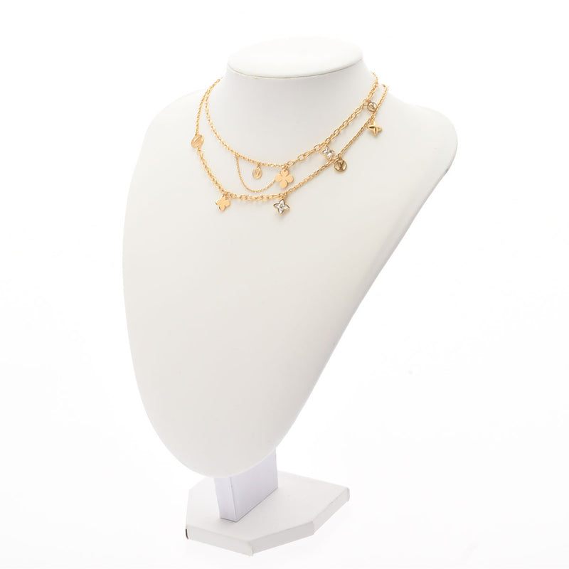 Louis Vuitton Blooming strass necklace (M68374)