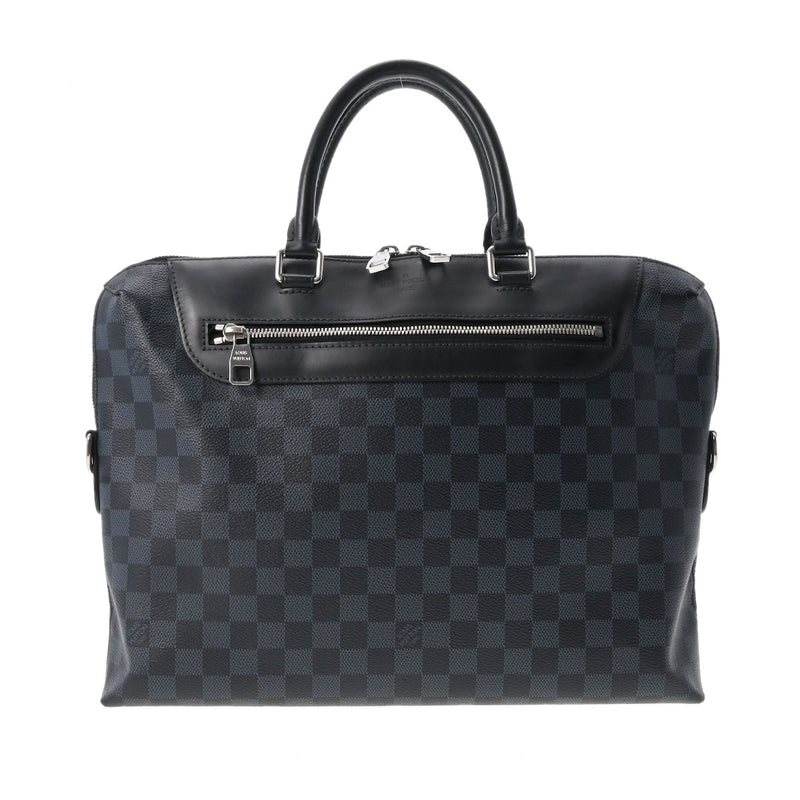 LOUIS VUITTON ルイヴィトン ダミエ コバルト ポルトドキュマン ジュール NM コバルト N41589 メンズ ダミエキャンバス ビジネスバッグ Bランク 中古 銀蔵