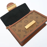 LOUIS VUITTON ルイヴィトン モノグラム リバース ポルトフォイユ ドーフィーヌ ブラウン M68746 レディース モノグラムリバースキャンバス チェーンウォレット Aランク 中古 銀蔵