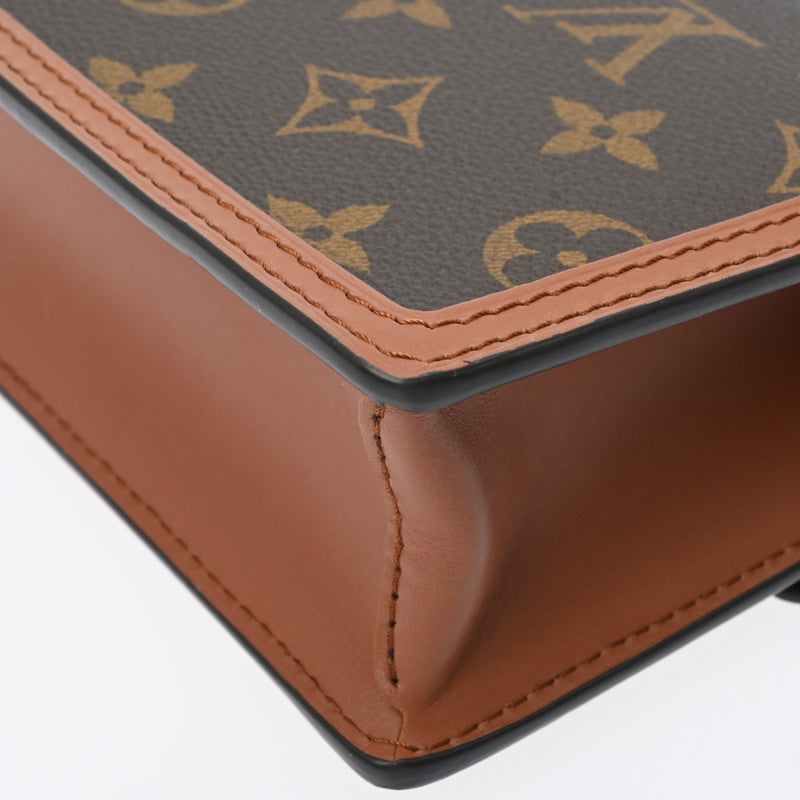 LOUIS VUITTON ルイヴィトン モノグラム リバース ポルトフォイユ ドーフィーヌ ブラウン M68746 レディース モノグラムリバースキャンバス チェーンウォレット Aランク 中古 銀蔵