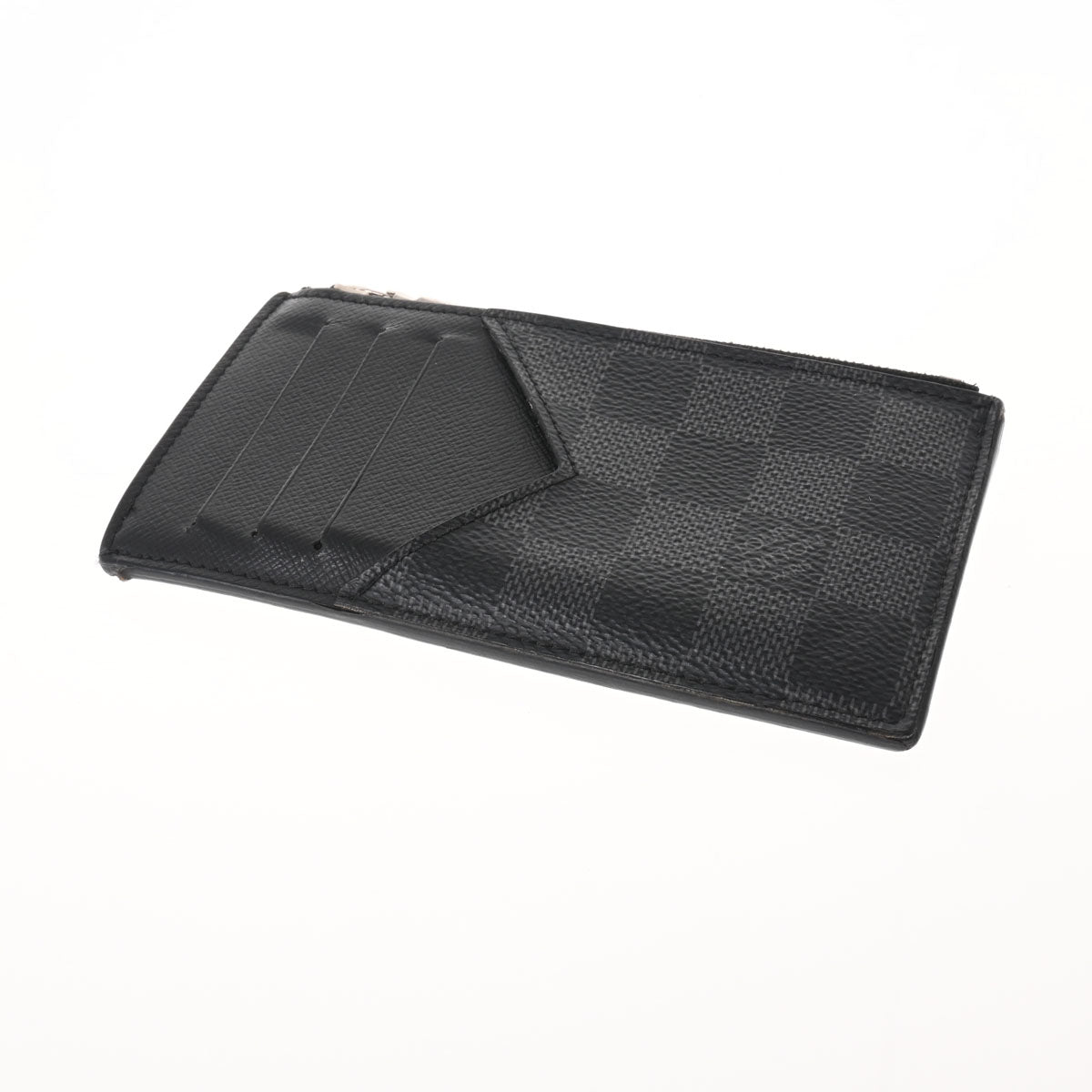 【未使用】ルイヴィトン　ダミエグラフィット　ケース　チェーン　黒 未使用】ルイヴィトン ダミエグラフィット コインケース