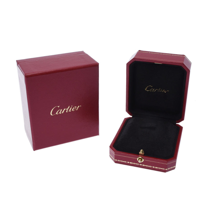 CARTIER カルティエ 2Cハート チャーム フルダイヤ B3015300 レディース K18ホワイトゴールド ペンダントトップ Aランク 中古 銀蔵