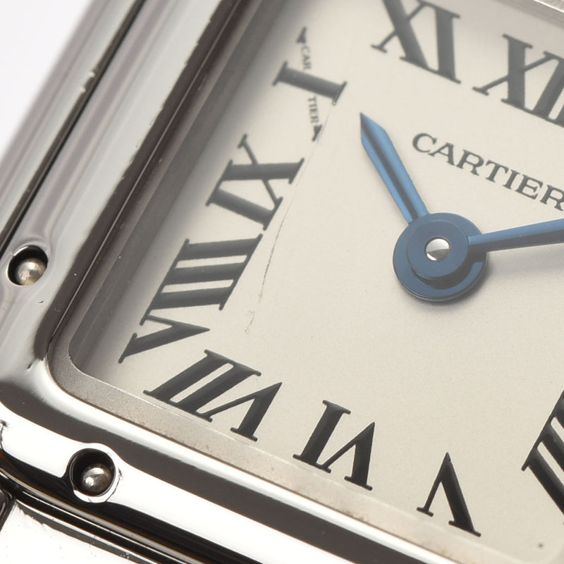 CARTIER カルティエ パンテール ドゥ カルティエ ミニ WSPN0019 レディース SS 腕時計 クオーツ 白文字盤 Aランク 中古 銀蔵