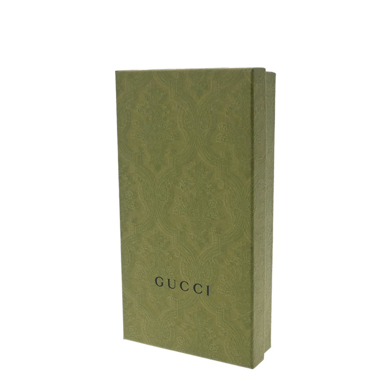 GUCCI グッチ GGマーモント ラウンドジップウォレット ブラック ゴールド金具 443123 レディース レザー 長財布 Bランク 中古 銀蔵