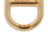 HERMES エルメス オーマイヨン ピアス ブラック ゴールド金具 レディース GP ピアス Aランク 中古 銀蔵