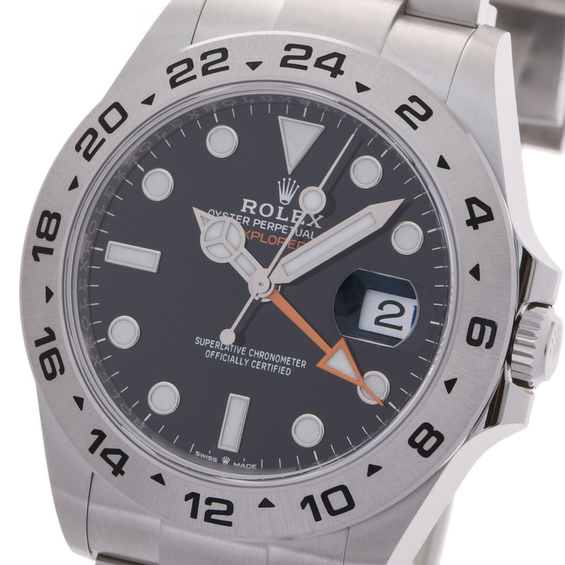 【現金特価】ROLEX ロレックス エクスプローラー2 2023年3月 226570 メンズ SS 腕時計 自動巻き 黒文字盤 未使用 銀蔵
