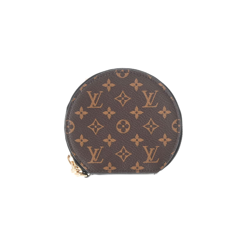 LOUIS VUITTON ルイヴィトン モノグラム マイクロ ポワットシャポー ブラウン M63597 レディース モノグラムキャンバス コインケース Aランク 中古 銀蔵